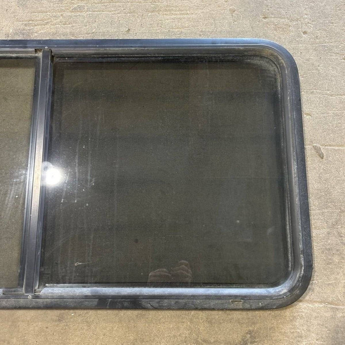 Used Black Radius Opening Window - 47.75 X 24.75 X 1.875