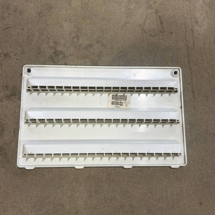 Used Dometic Air Intake Side Refrigerator Vent, Yellowed, No Frame - 3102277.021