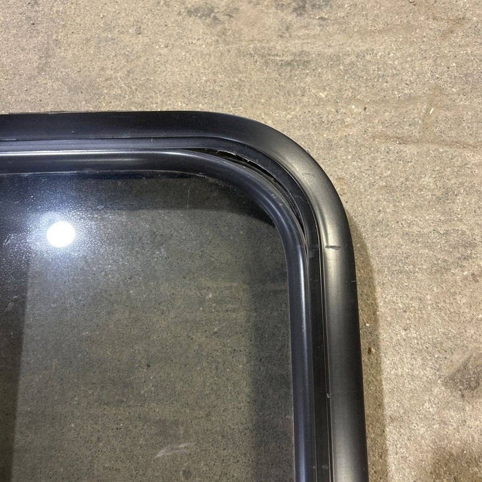 Used Black Radius Opening Window - 19.875 X 19.875 X 1.875