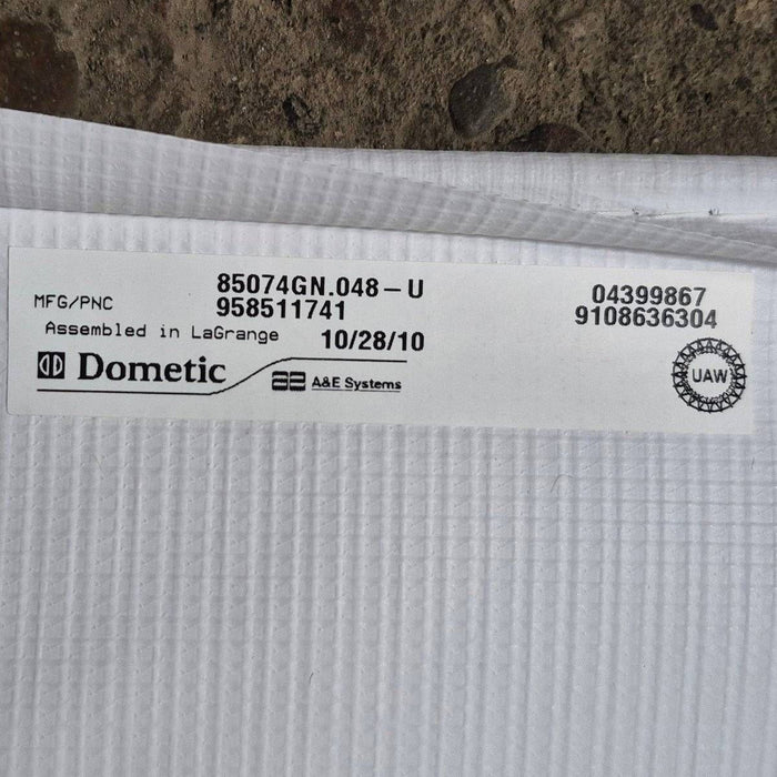 Used Dometic/ A&E Deluxe Plus Window Awning, Black Hardware, 4' - 85074GN.048-U