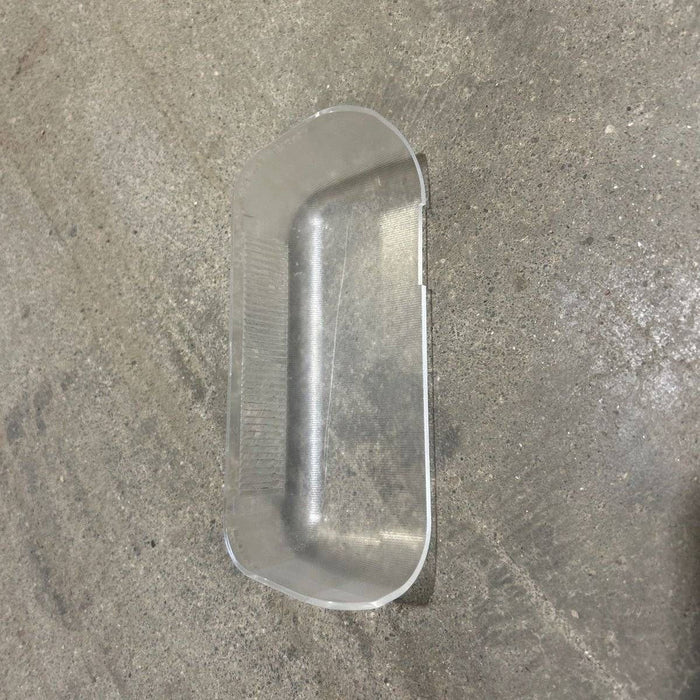 Used Oval Porch Light lens - 6.0" x 2.50" x 1.50" - Clear