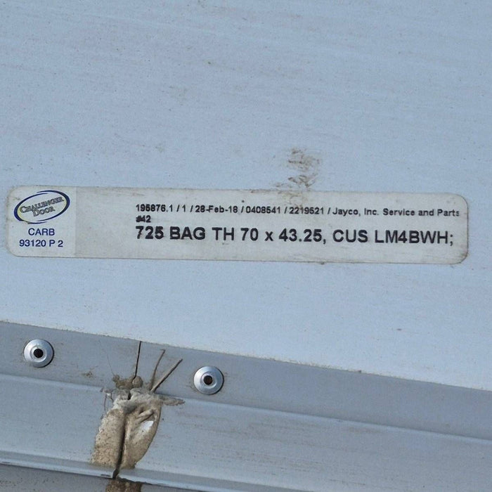 Used Radius Cornered Cargo Door - 69 3/4" X 42 7/8" X 2"