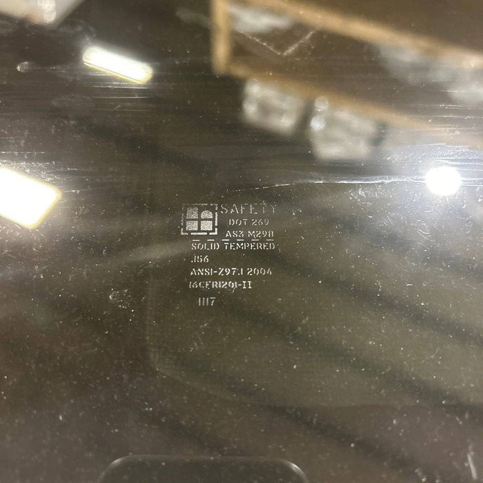 Used Black Radius Frameless Opening Window : 35 1/2" X 23 1/4 X 1 7/8" D