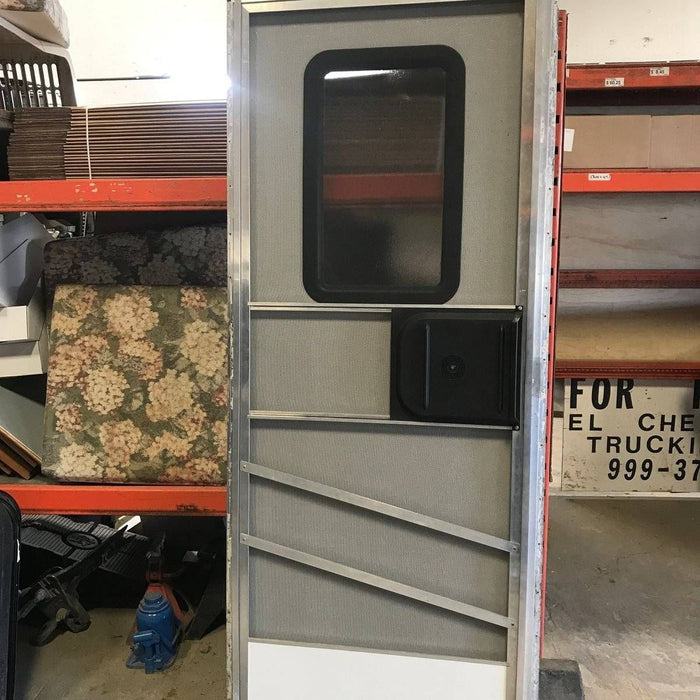Used RV Square Corner Entry Door - 73.875 X 29.50 X 2.25 - Photo 4
