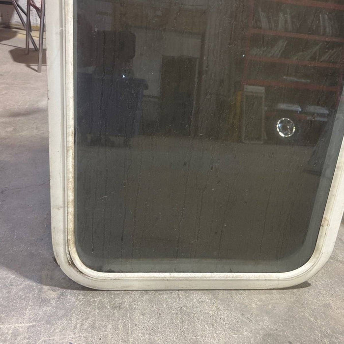Used White Radius Non Opening Window - 59.5 X 21.5 X 2.25