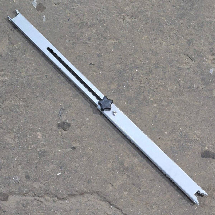 Used Dometic Awning Adjustable Pitch Arm, White/ Silver, 20 3/4" to 30 1/8" - 9100 Series
