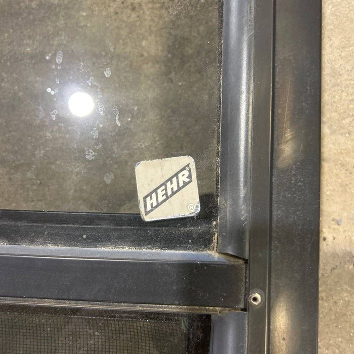 Used Black Radius Opening Window - 41.75 X 26 X 1.875