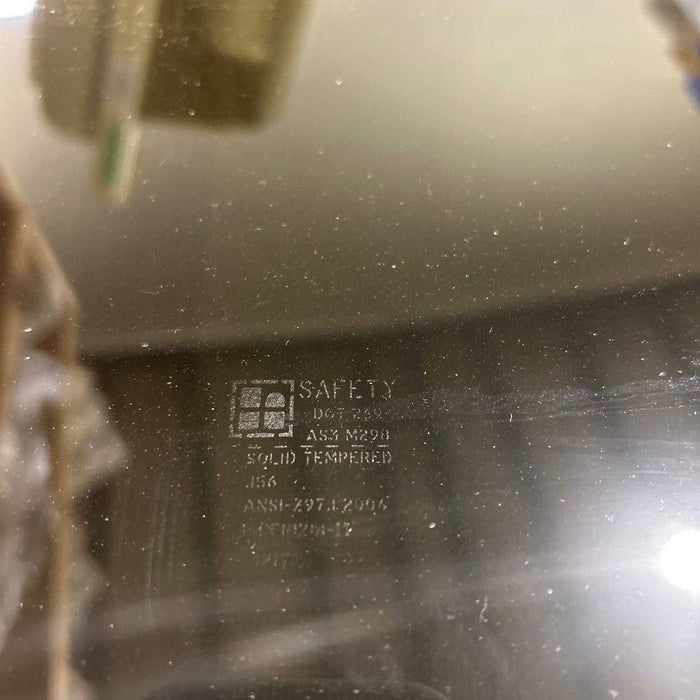 Used Black Radius Frameless Opening Window : 35 1/2" X 23 1/4 X 1 7/8" D