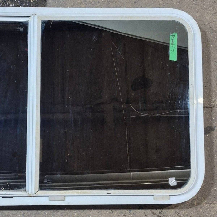 Used White Radius Opening Window - 42 5/8" X 24 3/8" X 1 7/8"