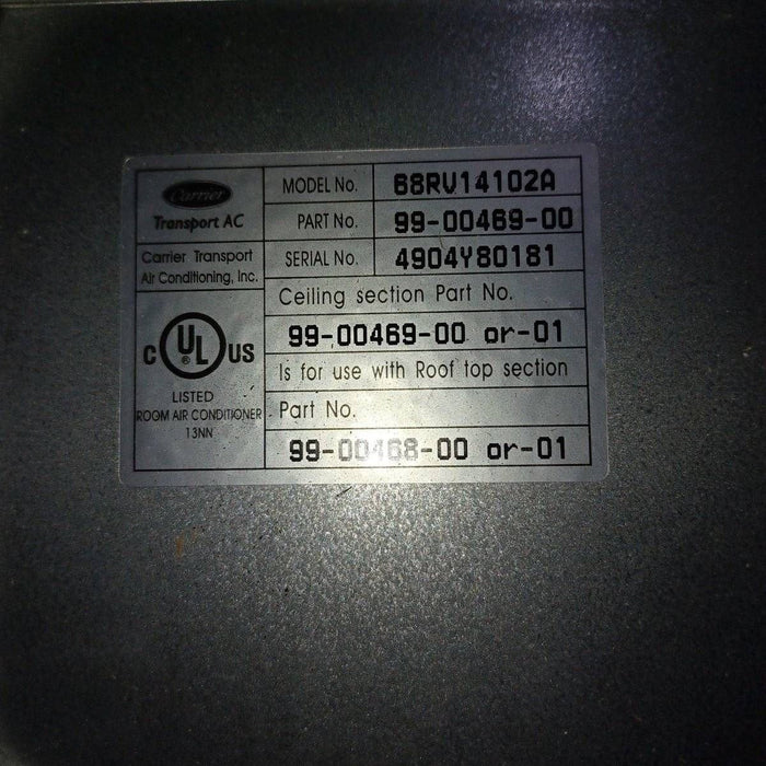 Used Carrier Air Conditioner Ceiling Assembly - 99-00469-00