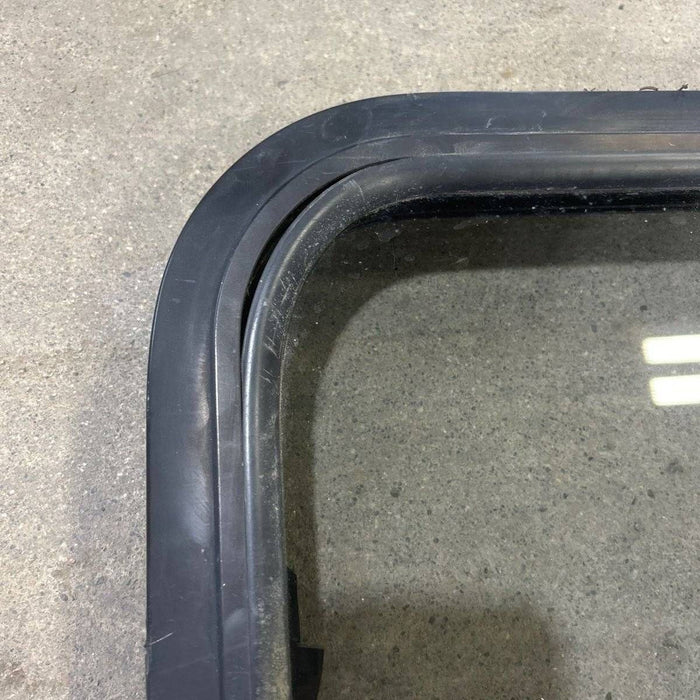 Used Black Radius Opening Window - 41.75 X 26 X 1.875