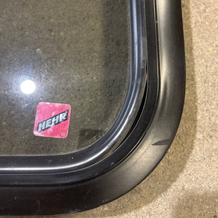 Used Black Radius Opening Window - 19.875 X 19.875 X 1.875