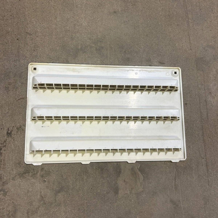 Used Dometic Air Intake Side Refrigerator Vent, Yellowed, No Frame - 3102277.021