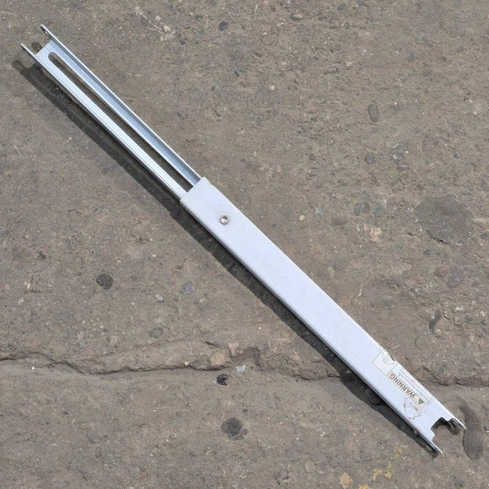 Used Dometic Awning Adjustable Pitch Arm, White/ Silver, 15 7/8" to 25 1/8" - 9100 Series