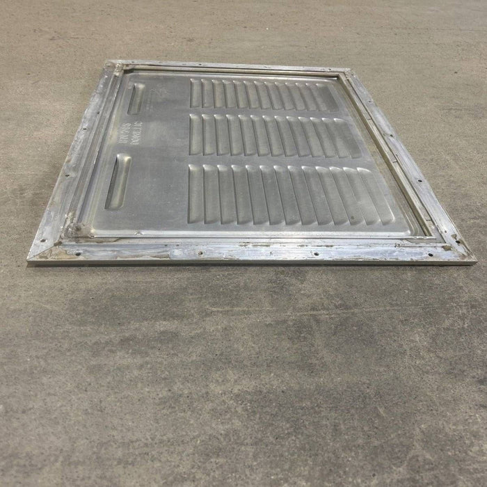 Used Retro DOMETIC (P/N UNKNOWN for RM382) - Off White Vent Door with Silver Trim