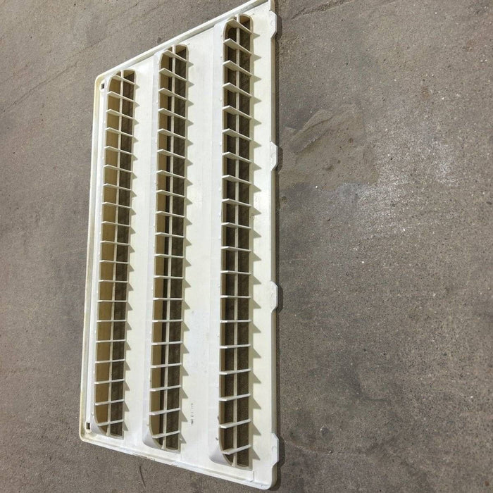 Used Dometic Air Intake Side Refrigerator Vent, Yellowed, No Frame - 3102277.021