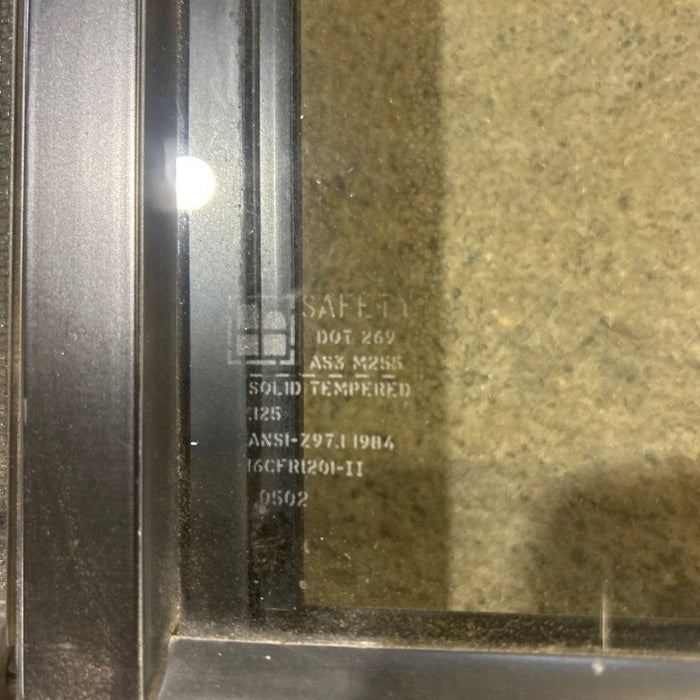 Used Black Radius Opening Window - 19.875 X 19.875 X 1.875
