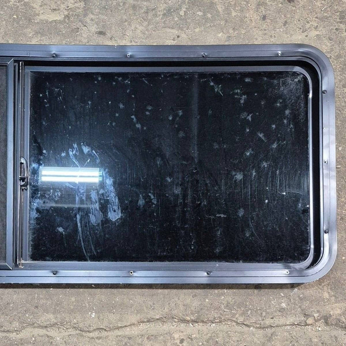 Used Black Radius Opening Window - 60" X 21 1/2" X 1 7/8"