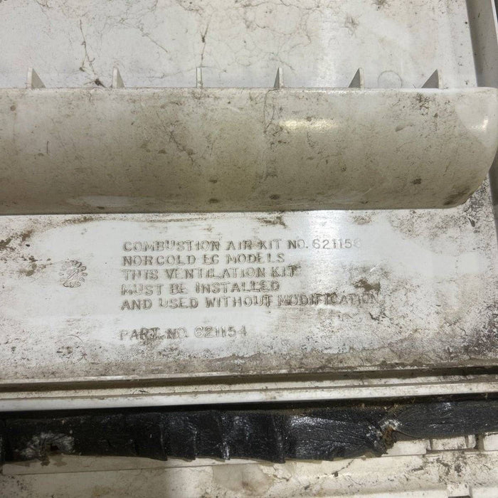 Used Norcold 621156 - Air Intake Side Refrigerator Vent- HAS FRAME