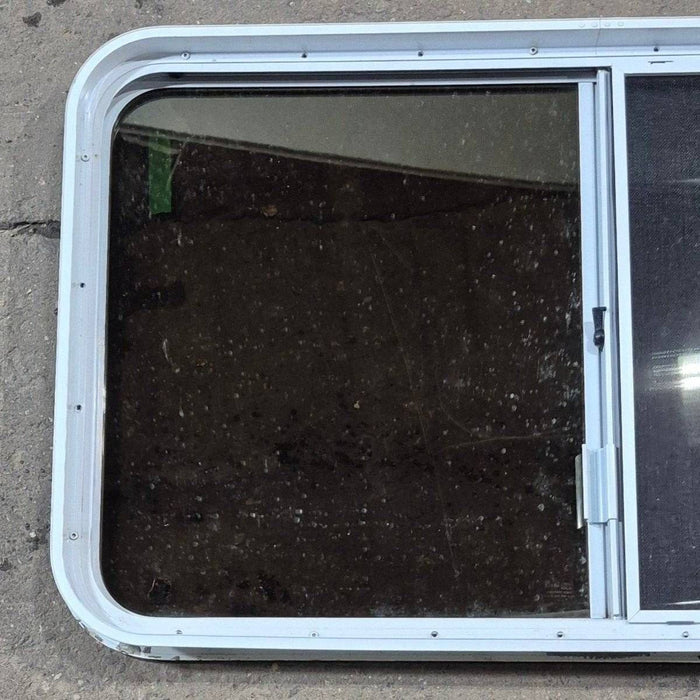 Used White Radius Opening Window - 42 5/8" X 24 3/8" X 1 7/8"