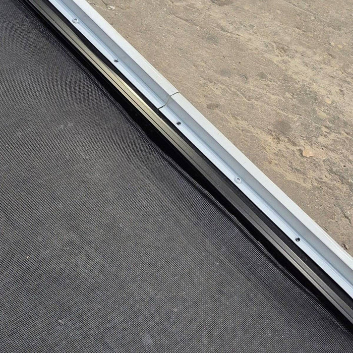 Used Black Radius Emergency Opening Window - 35 1/8" X 21 1/4" X 1 7/8"