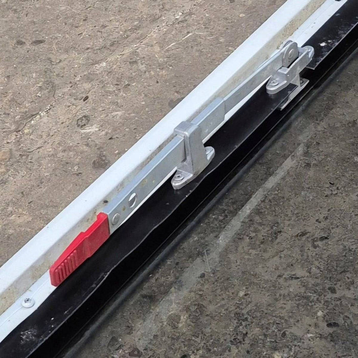 Used Black Radius Emergency Opening Window - 35 1/8" X 21 1/4" X 1 7/8"