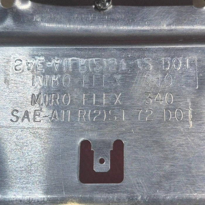 Used Miro-Flex RV Tail Light Assembly, With License Plate Bracket,  10 1/8" X 7" X 2 3/4" - 340