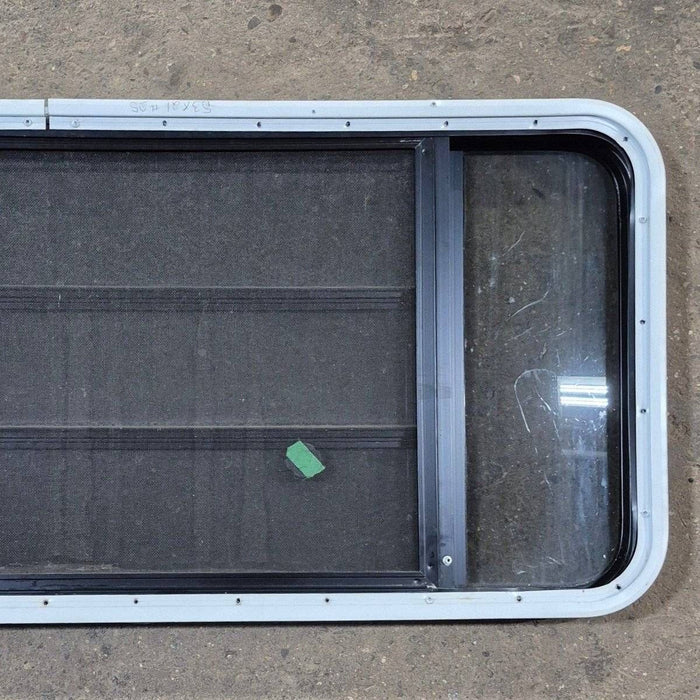 Used Black Radius Opening Window - 53 1/8" X 21 1/4" X 1 7/8"