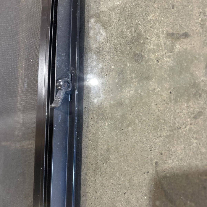 Used Black Radius Opening Window - 41.75 X 26 X 1.875