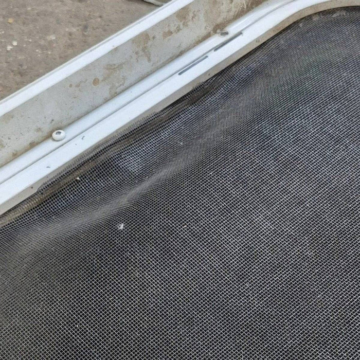 Used White Radius Opening Window - 57 1/4" X 24 1/2" X 2"