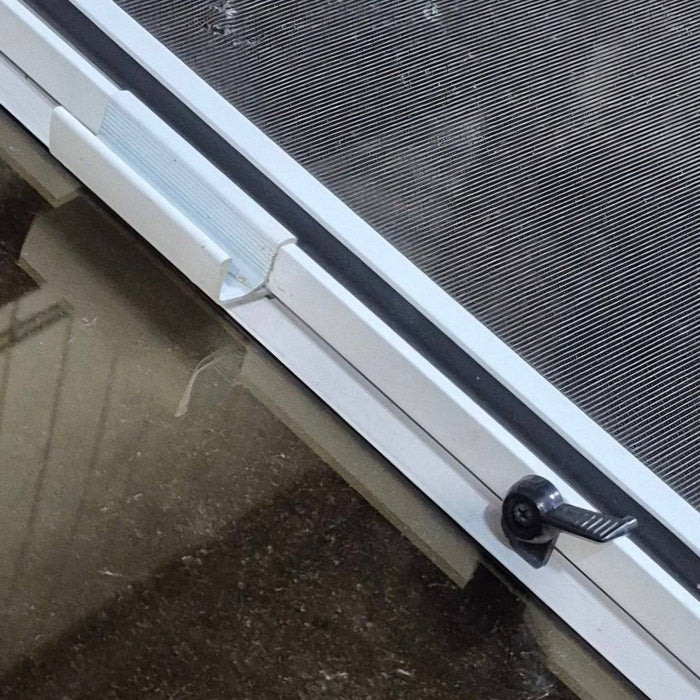 Used White Radius Opening Window - 57 1/4" X 24 1/2" X 2"