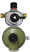 Propane Regulator Marshall Excelsior MEGR - 253H Excela - Flo; 1/4" Female Inverter Flare x 3/8" FNPT; Two Stage; 350000 BTU I Stage/ 200000 BTU II 2 Stage; Without Hose; Zinc Powder Coated; Zinc Die Casted; Internal Relief Spring Loaded Diaphragm Type - Young Farts RV Parts
