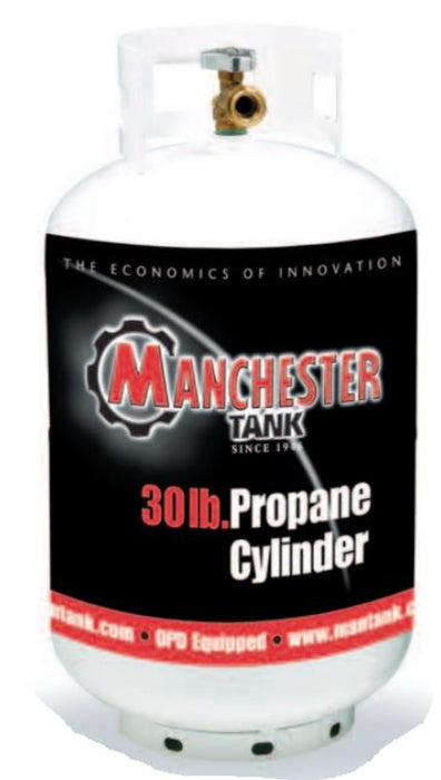 Propane Tank Manchester Tank 1160TCTH.5 DOT Tank; 30 Pound Capacity; Vertical Position