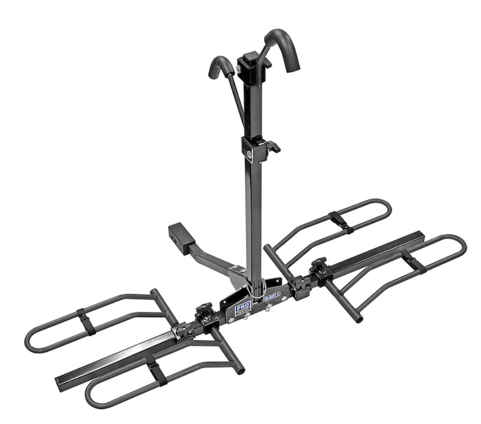 Buy Pro Series 63134 Q-Slot 2 Bike Carrier Rail Rack w/Tilt — RV Part ...