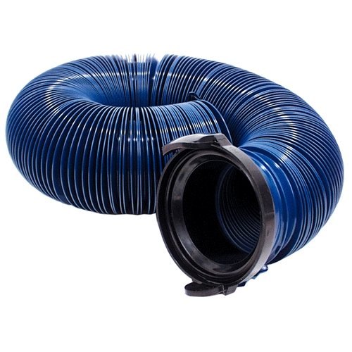 Valterra D04-0121 20' Quick Drain Sewer Hose With Straight Adapter