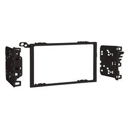 Radio Mounting Kit Metra Electronics 95-2009 TurboKits; For Installing An Aftermarket Double-DIN/ ISO-Mount Or Two Single-DIN Vehicle Radios; Painted; Black; ABS Plastic