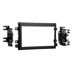 Radio Mounting Kit Metra Electronics 95-5812 TurboKits; For Installing An Aftermarket Recessed Double-DIN Or Stacked ISO-Mount Vehicle Radio; Painted; OEM Black; ABS Plastic