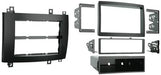 Radio Mounting Kit Metra Electronics 99 - 2006 TurboKits; For Installing An Aftermarket Recessed ISO - Mount With Pocket Provision/ Single - DIN With Pocket Provision/ Stacked Single - DIN With Pocket Provision/ Or Double - DIN Vehicle Radio; Painted; OEM Matte Bla - Young Farts RV Parts