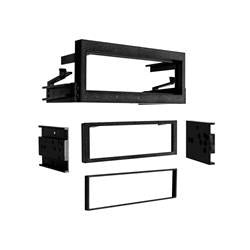 Radio Mounting Kit Metra Electronics 99-3002 TurboKits; For Installing An Aftermarket Recessed Single-Shaft With Pocket Provision/ Single-DIN With Pocket Provision/ And ISO-Mount With Pocket Provision Vehicle Radio; Painted; Black; ABS Plastic