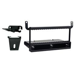 Radio Mounting Kit Metra Electronics 99-5802 TurboKits; For Installing An Aftermarket Single-DIN Vehicle Radio; Painted; Black; ABS Plastic