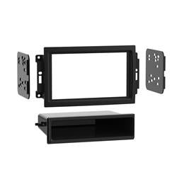 Radio Mounting Kit Metra Electronics 99-6510 TurboKits; For Installing An Aftermarket Recessed Single-DIN With Pocket Provision/ ISO-Mount With Pocket Provision/ Stacked ISO-Mount/ Or Double-DIN Vehicle Radio In Models With OEM Navigation Radios Only; Pai