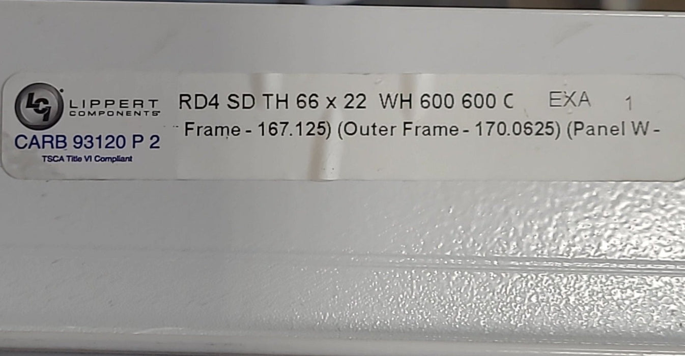 Radius Cornered Cargo Door 65 5/8" x 21 3/4" x 1 7/8" D