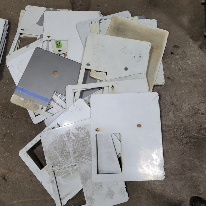 Random Used Atwood RV Door for 6 gallon models - surface mount NO FRAME- Various Colors. May or may not include screen