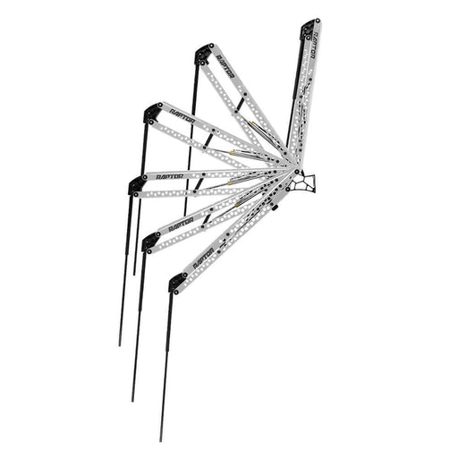 Raptor 10' Shallow Water Anchor w/Active Anchoring - Silver - Young Farts RV Parts