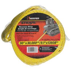 Keeper Corporation 02963 Recovery Tow Strap 60K 30' x 6"