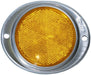 Reflector Peterson Mfg. V472A Amber Lens; 3" Round; Aluminum Housing - Young Farts RV Parts