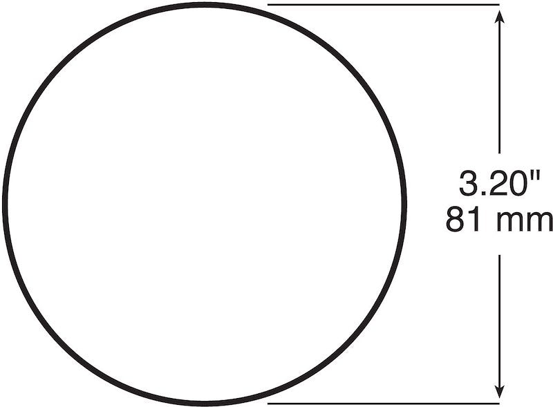 Reflector Peterson Mfg. V475A Quick Mount; Amber Lens; 3 - 3/16" Round; Without Housing - Young Farts RV Parts