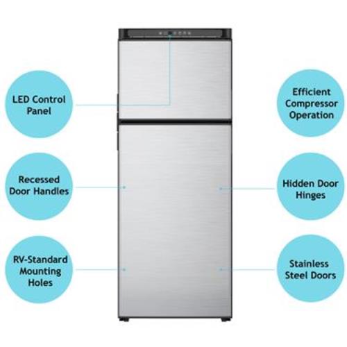 Refrigerator 12VDC 10 Cu Ft