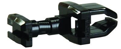 Refrigerator Vent Door Latch JR Products 00245 Use On Refrigerator Exterior And Interior Converter Doors; Latches Up to 0.162" Wall Thickness; Black - Young Farts RV Parts