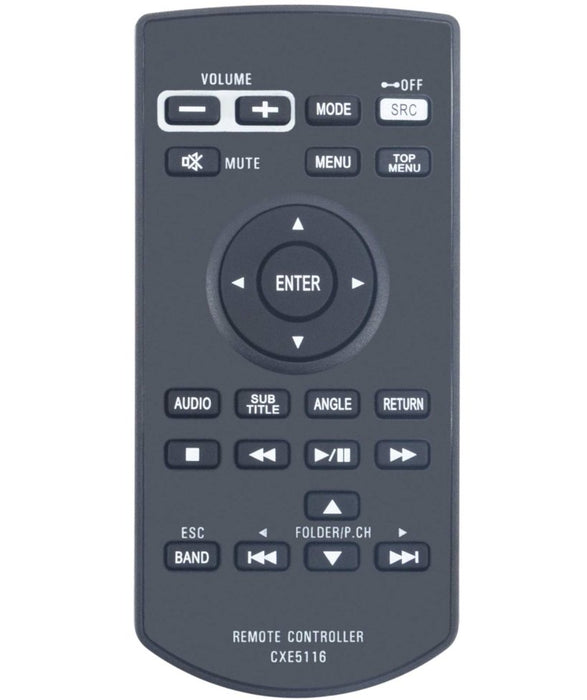 Replacement Remote CXE5116 for Pioneer AVH-1300NEX AVH-2330NEX AVH-X2800BS AVH-170DVD AVH-165DVD AVH-X4700BS AVH-X2600BT AVH-X3600BHS AVH-X2700BS and More, Replaced Remote Control + CR2025 Battery